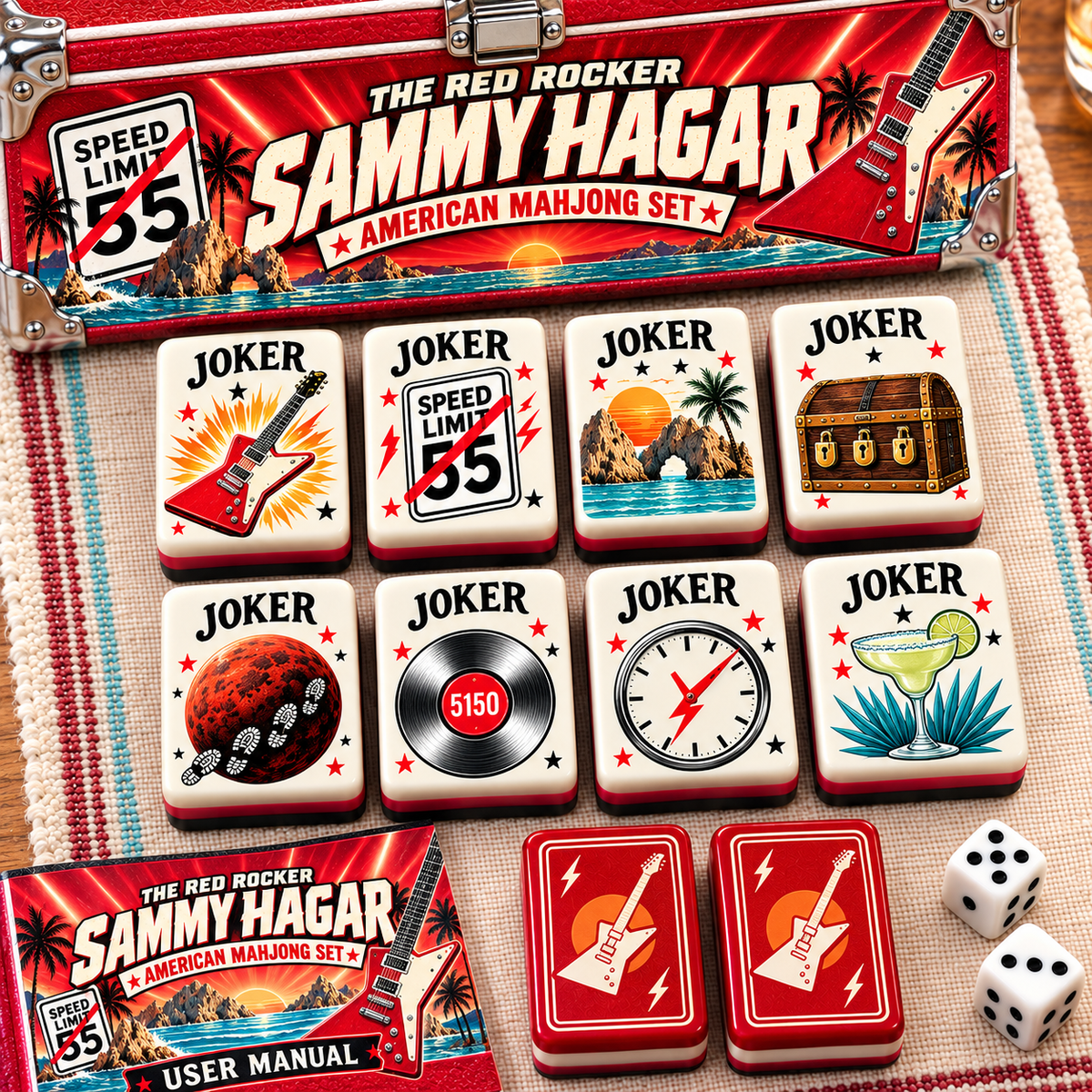 Premium SMYH Mahjong Tiles Set PVNA