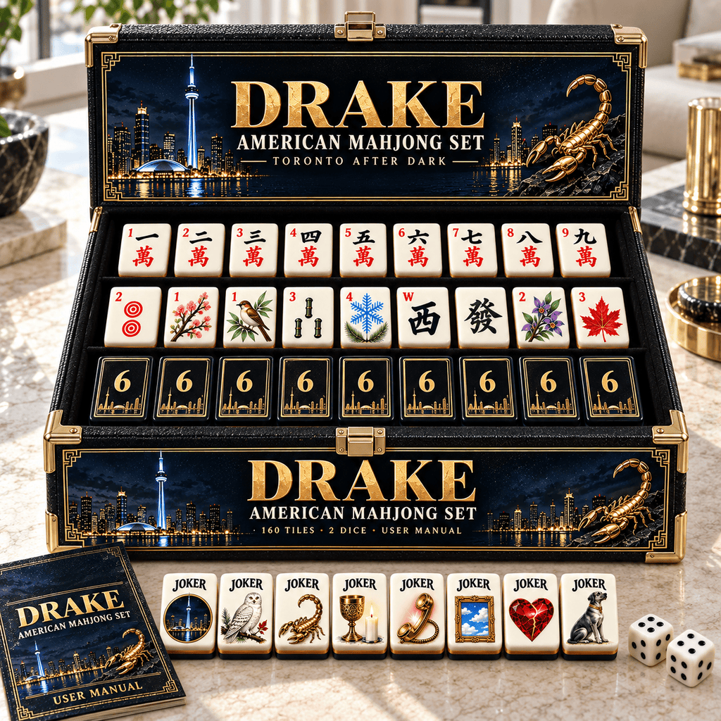 Premium DRK Mahjong Tiles Set PVNA