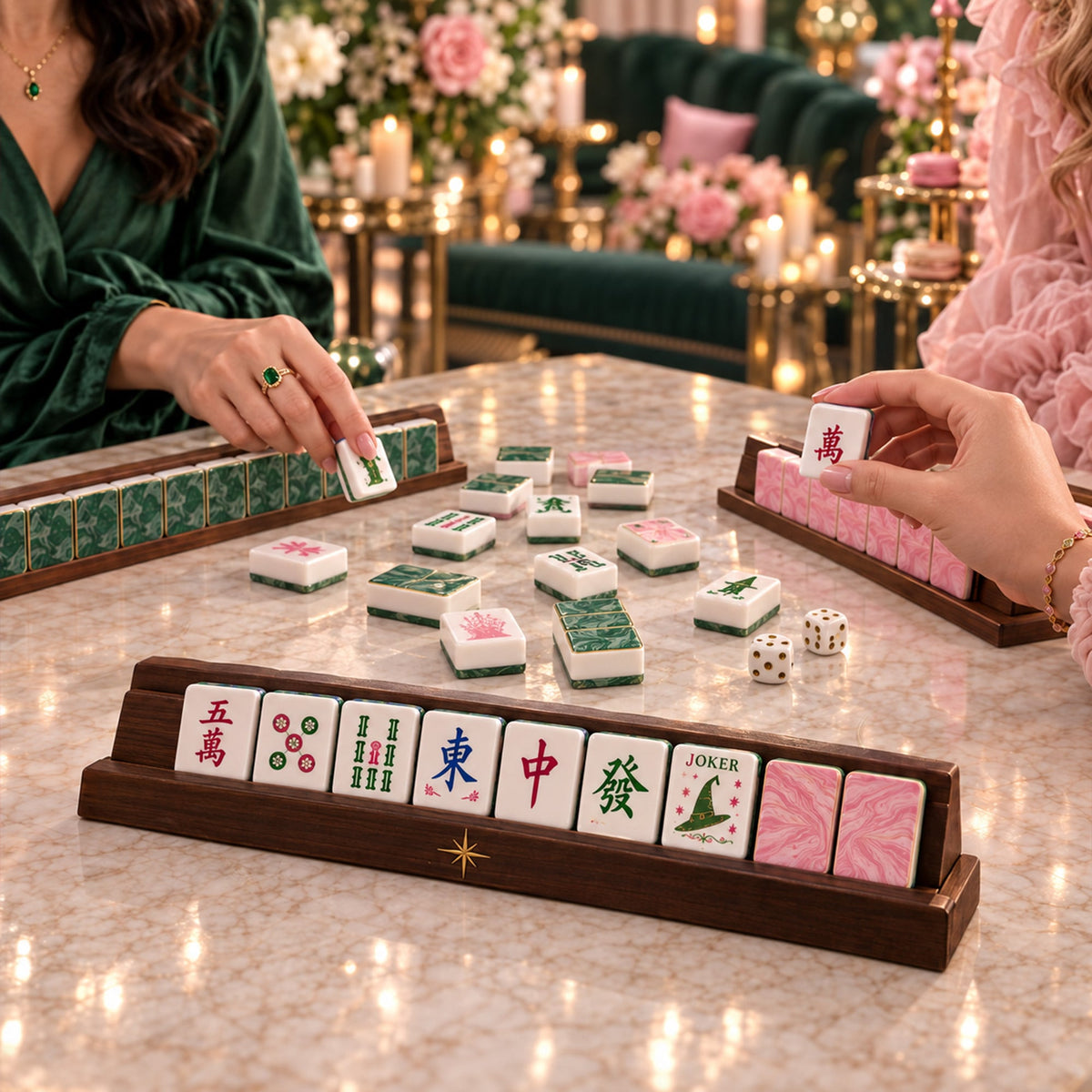 Premium WKCD Mahjong Tiles Set TNSM