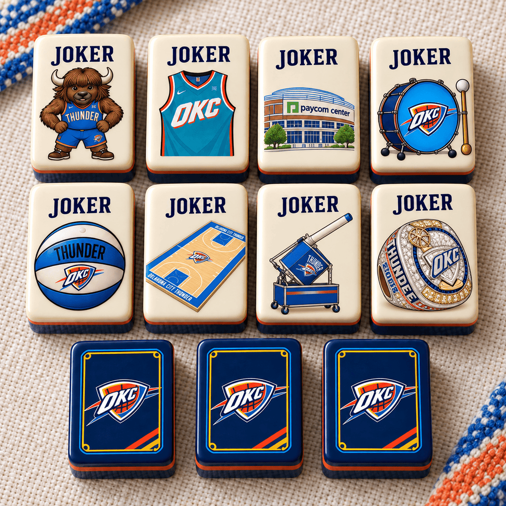 Premium OCT Mahjong Tiles Set TTMH