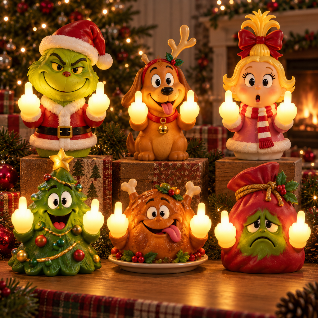 TGR Premium Christmas Middle Finger Character Light NTTB