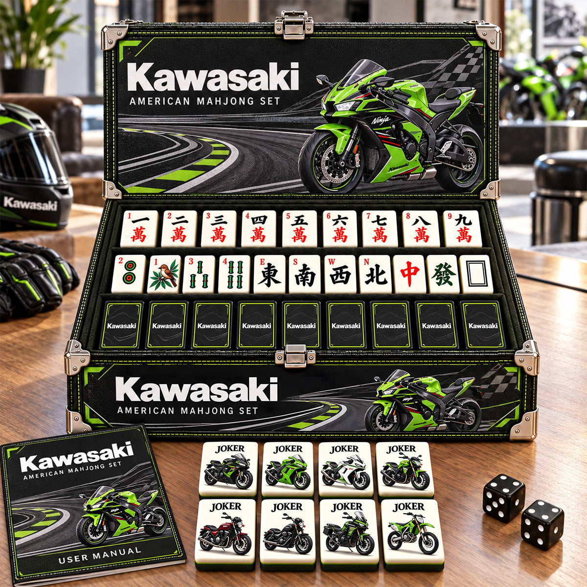 Premium KWSK Mahjong Tiles Set PVNA