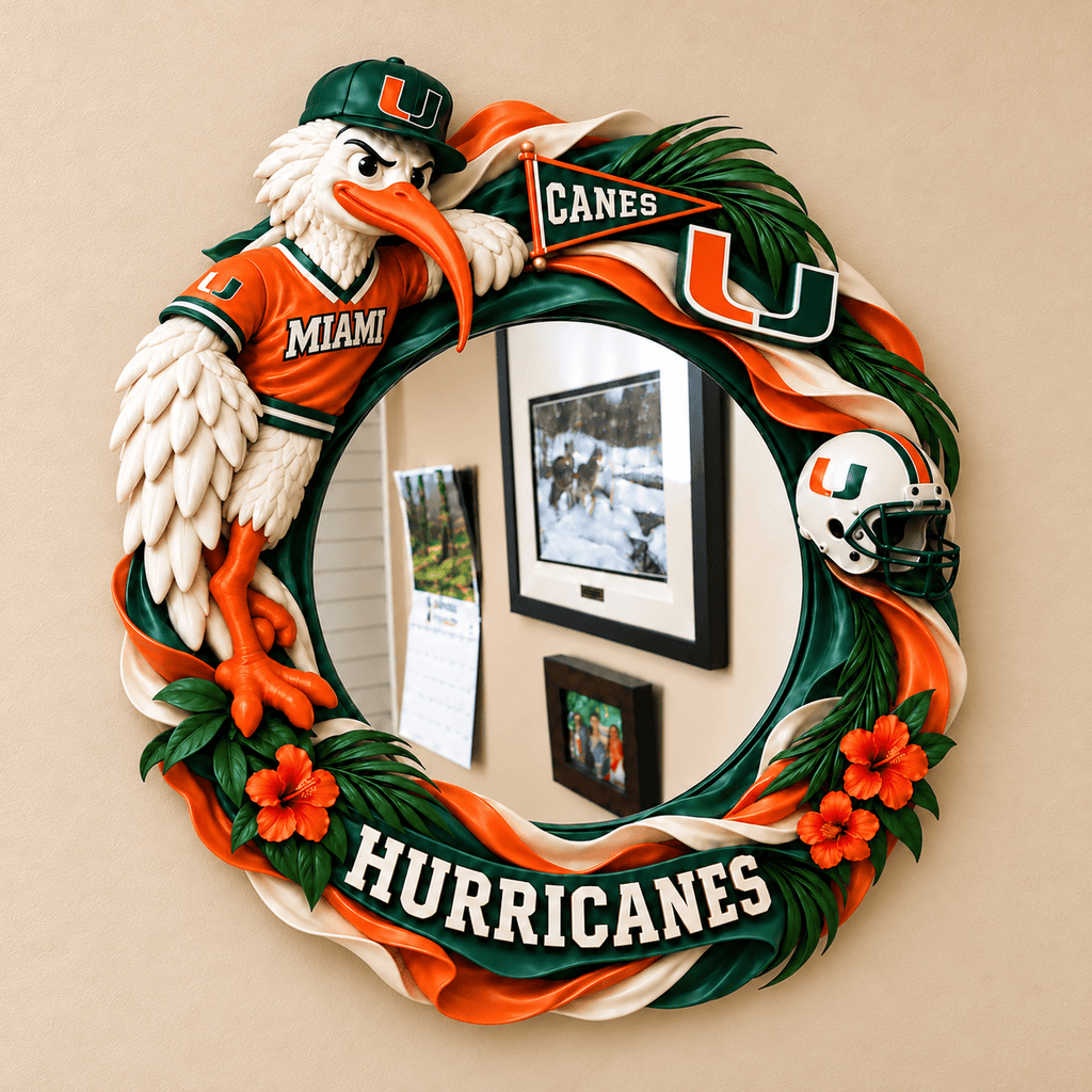 MHC 3D Mascot Wall Mirror DNBN