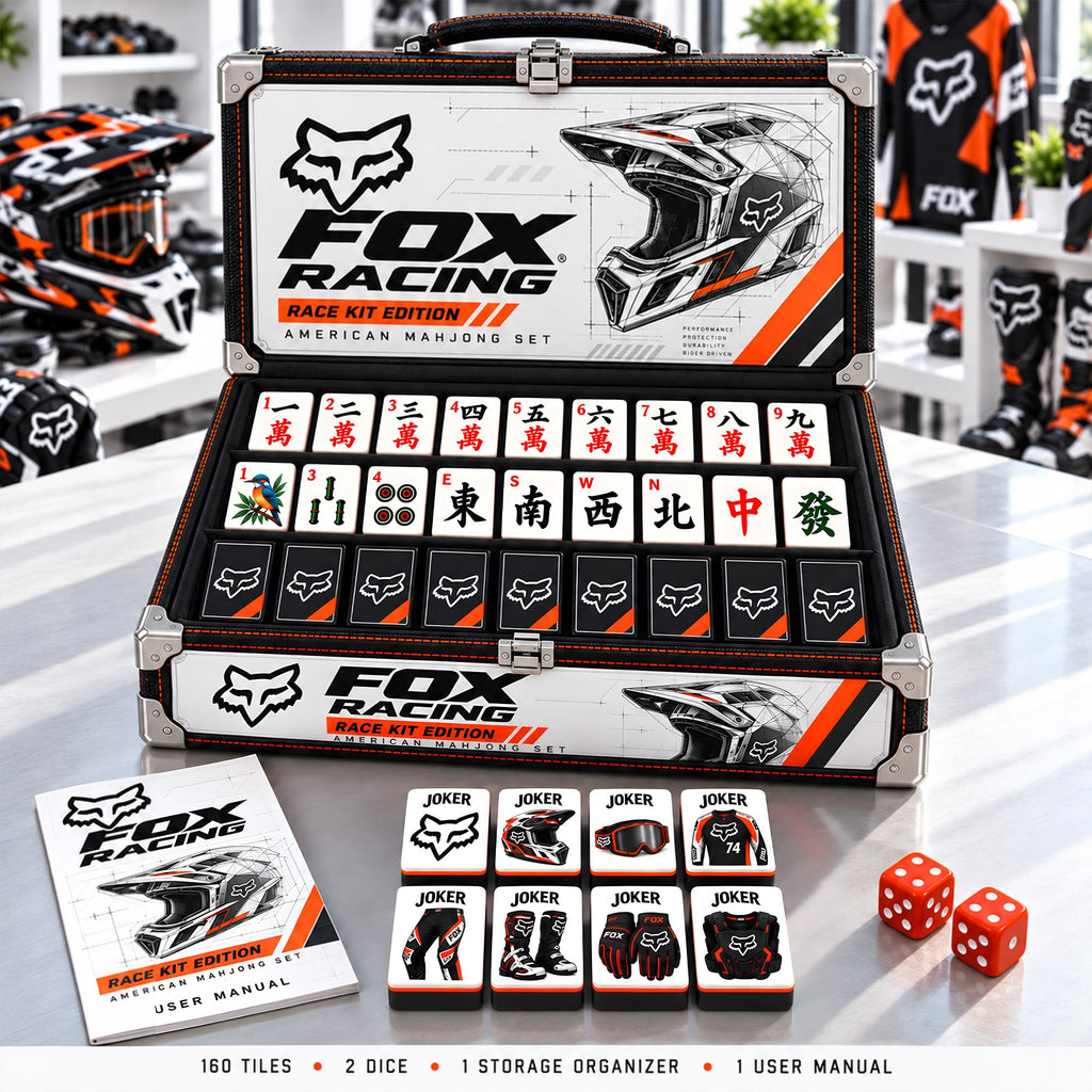 Premium FOX Mahjong Tiles Set PVNA